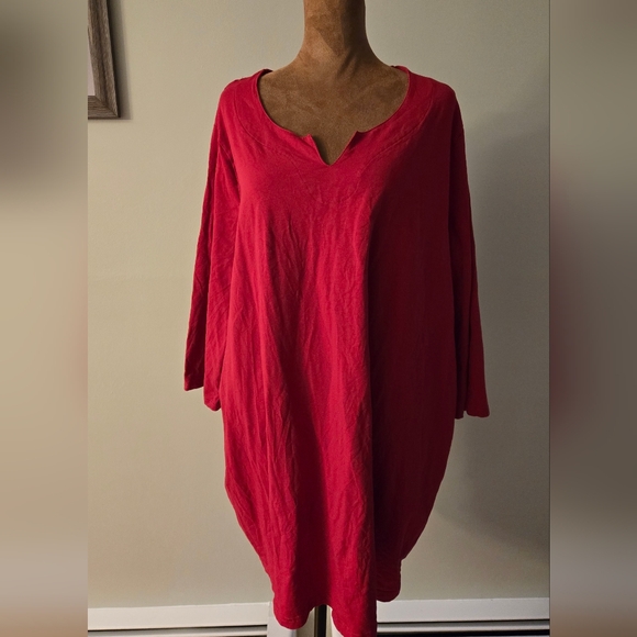 🎄Ulla Popken Vibrant Red Top - Picture 2 of 4